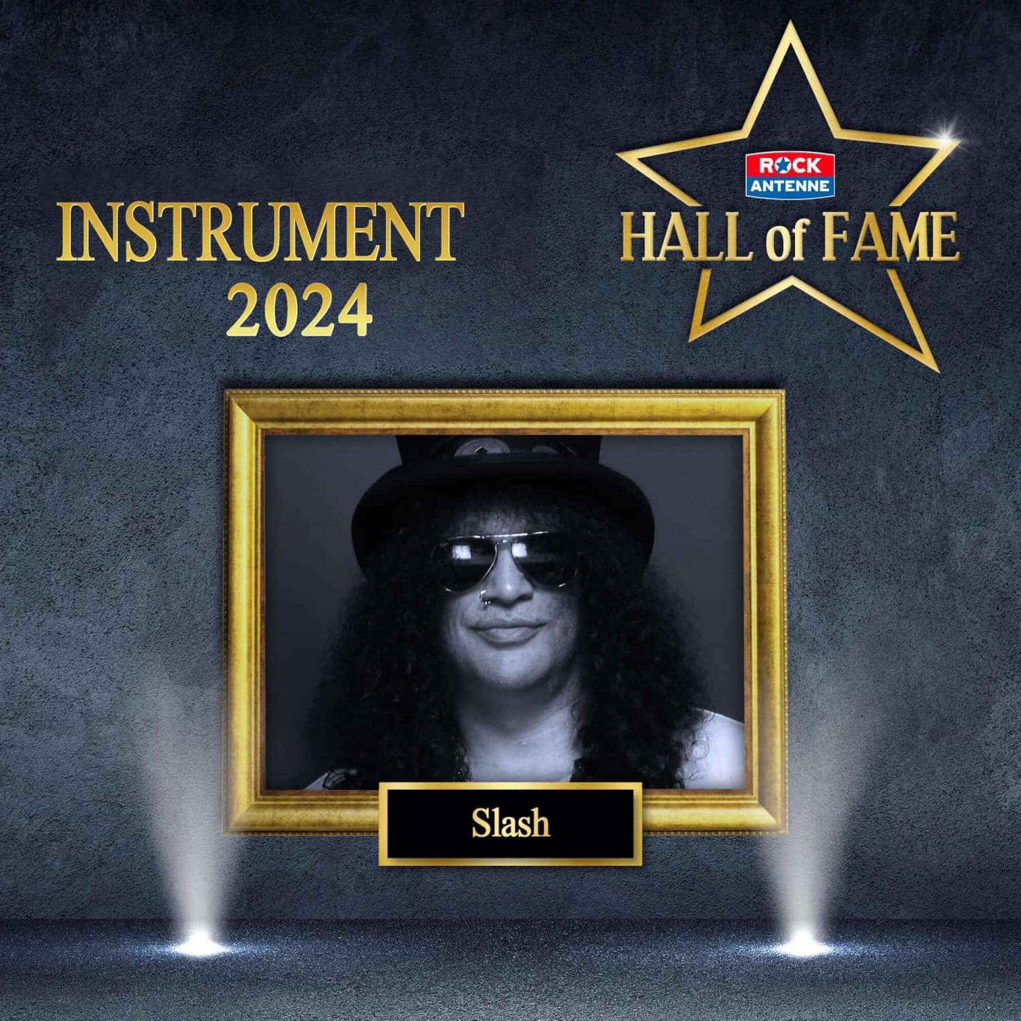Gewinner der ROCK ANTENNE Hall of Fame 2024 in der Kategorie Instrument: Slash