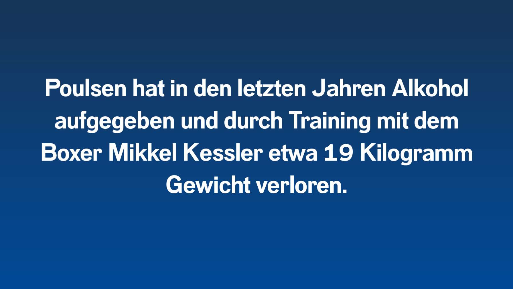 Fakten zu Michael Poulsen