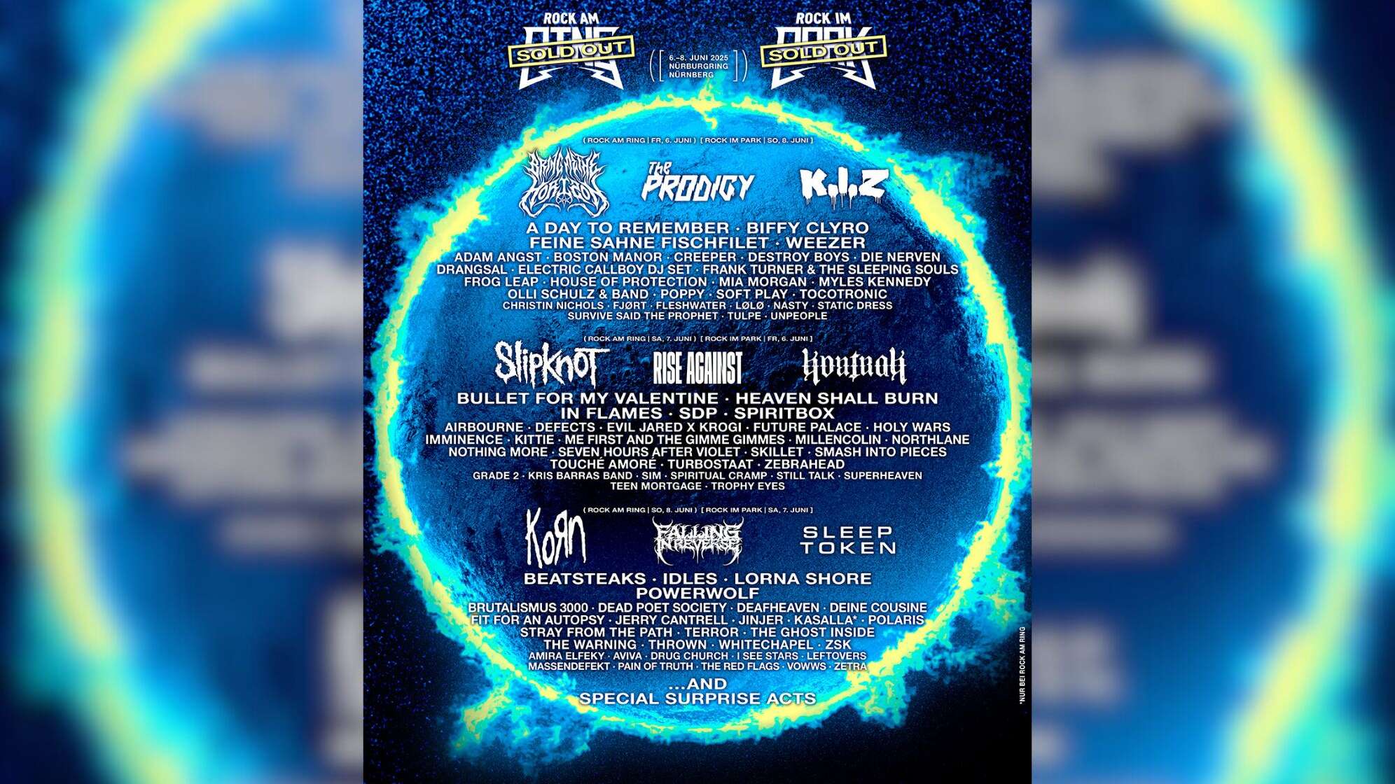 Das Rock im Park Line Up 2025