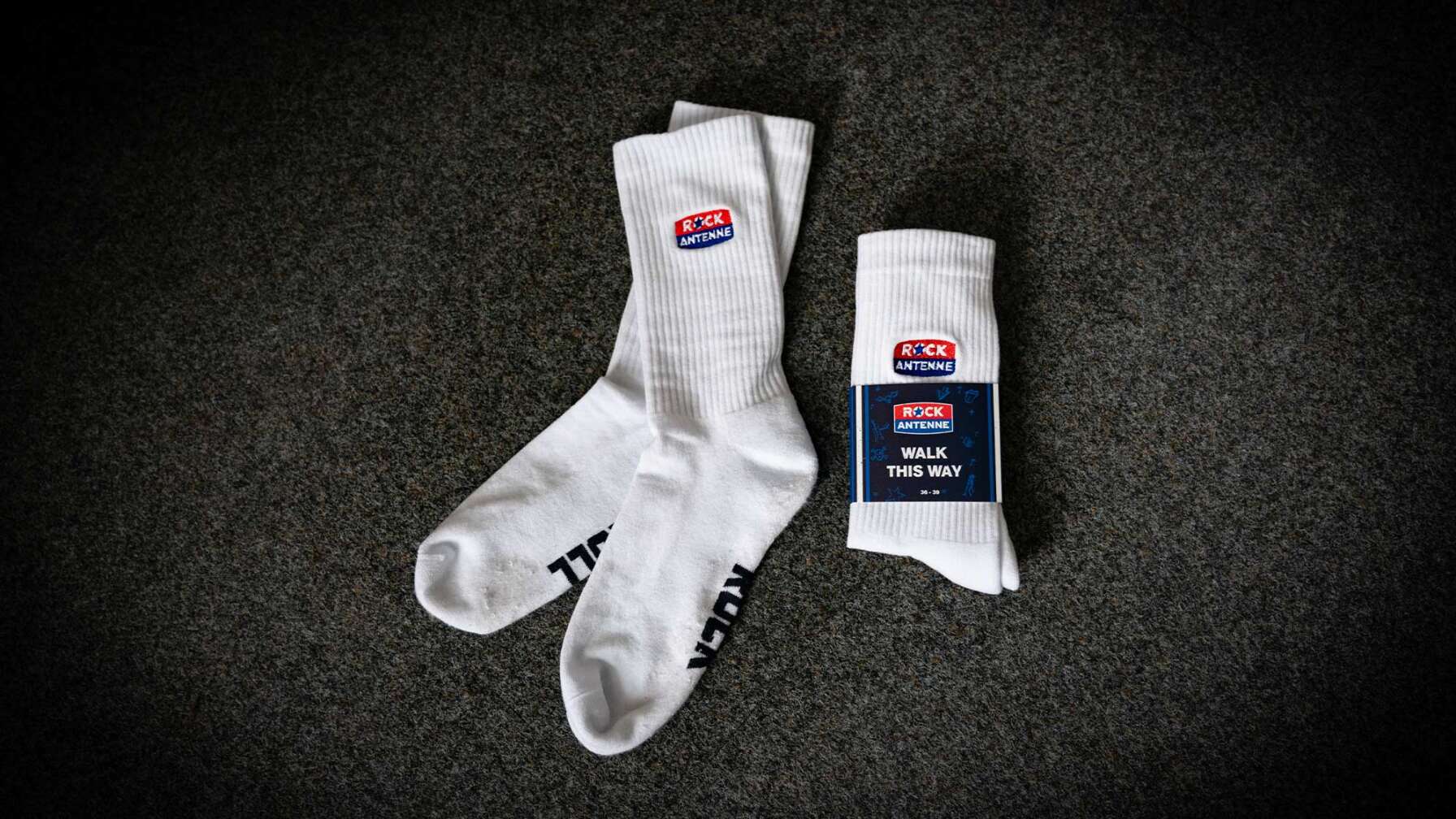 Die ROCK ANTENNE Socken - Walk This Way