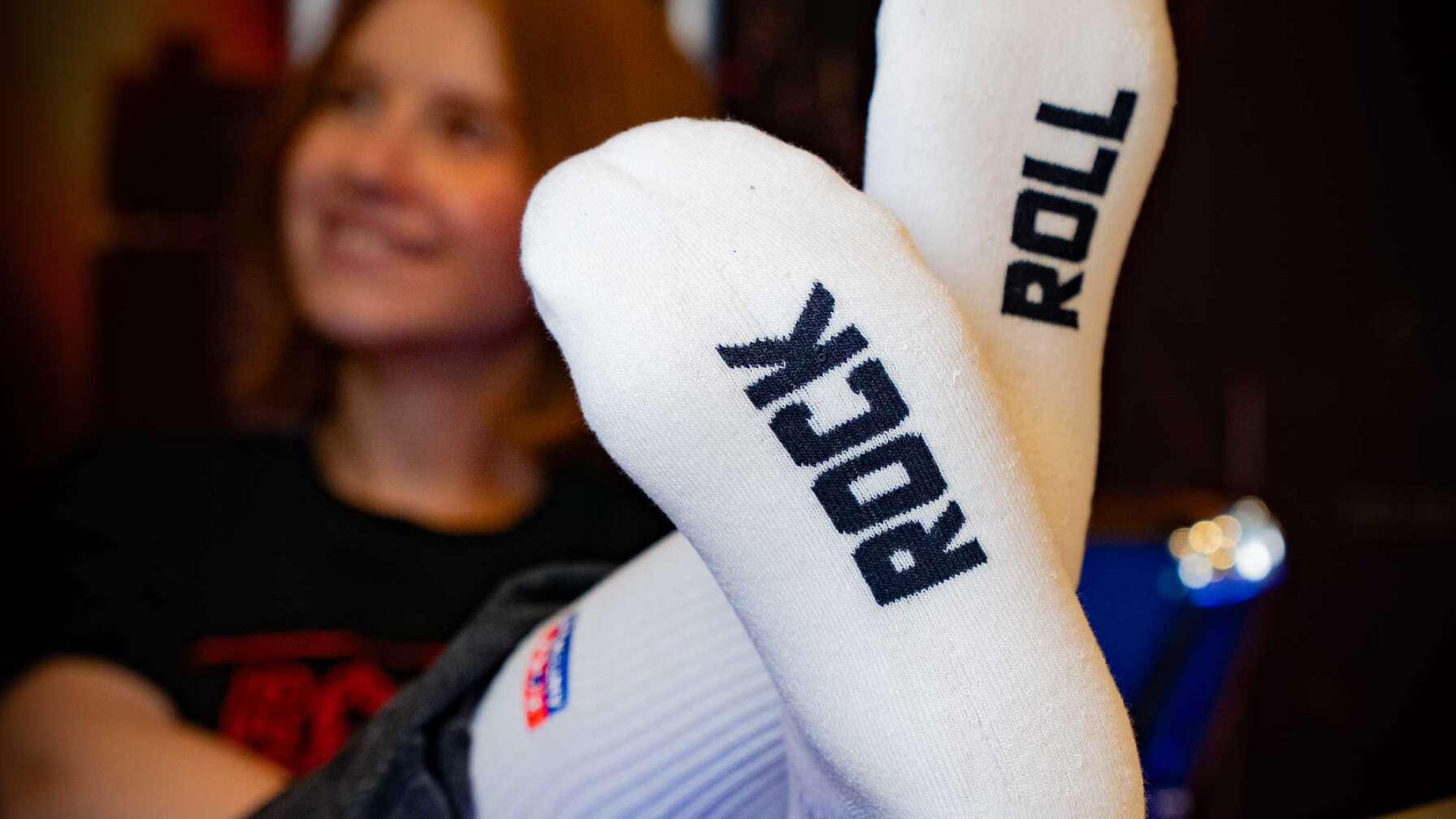 Die ROCK ANTENNE Socken - Walk This Way