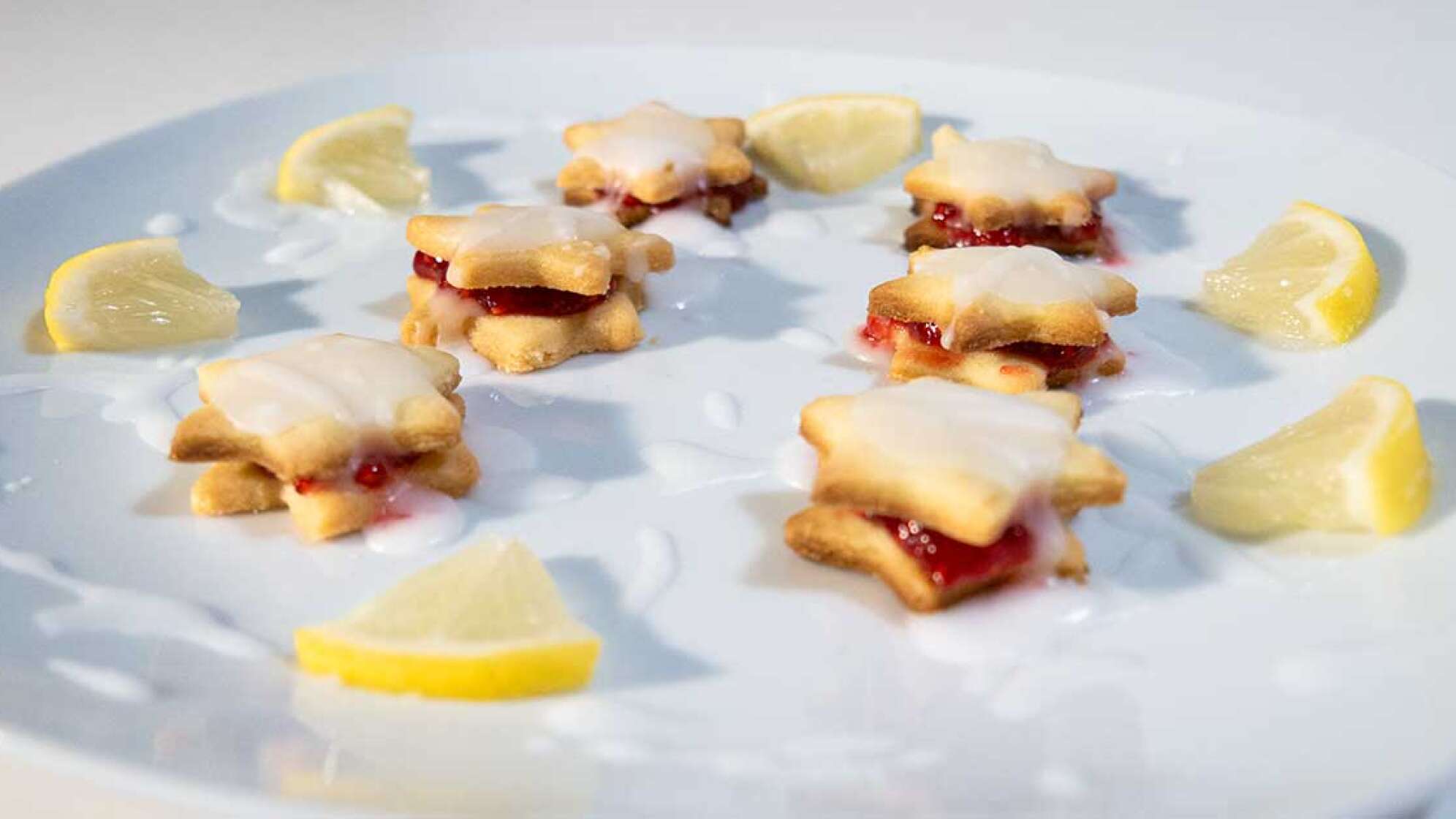 Plätzchen mit Zitronen