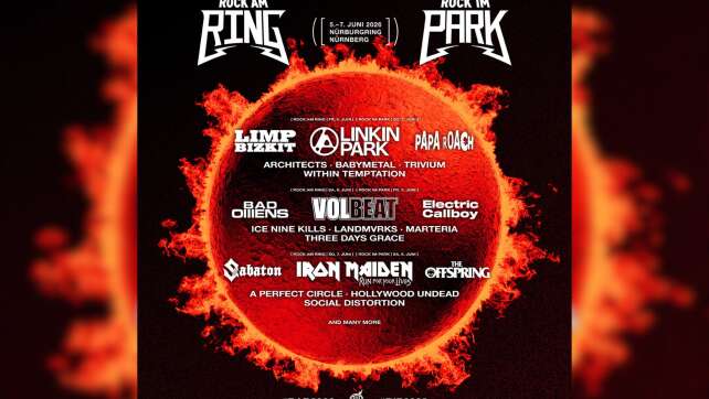 Rock im Park/Rock am Ring 2026: Iron Maiden, Limp Bizkit, Volbeat und mehr sind neu!