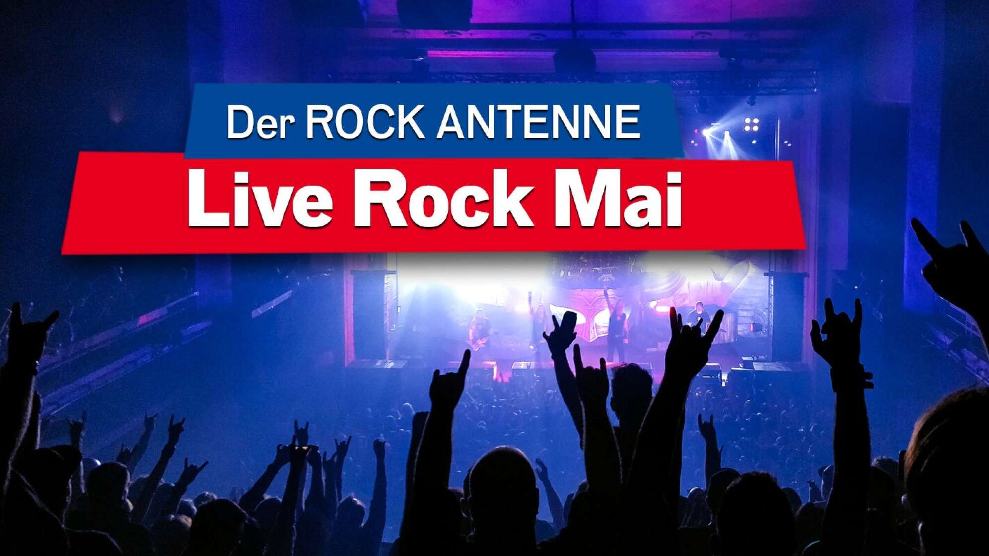 Blick auf Bühne bei einem Konzert