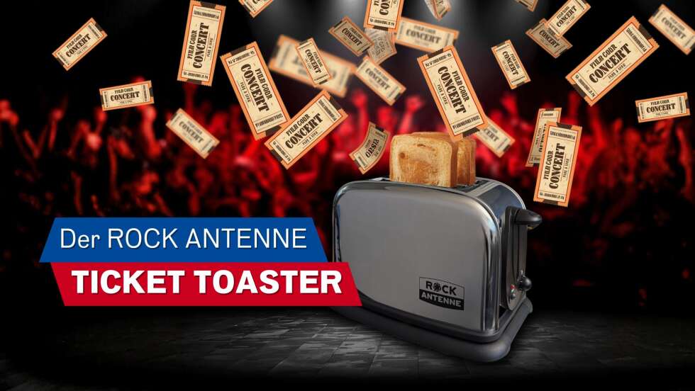 Ein Toast auf’s neue Jahr – mit dem ROCK ANTENNE in NRW Ticket Toaster!