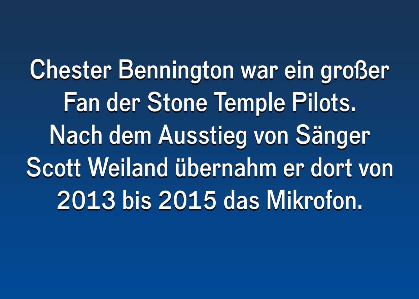 Fakten über Chester Bennington