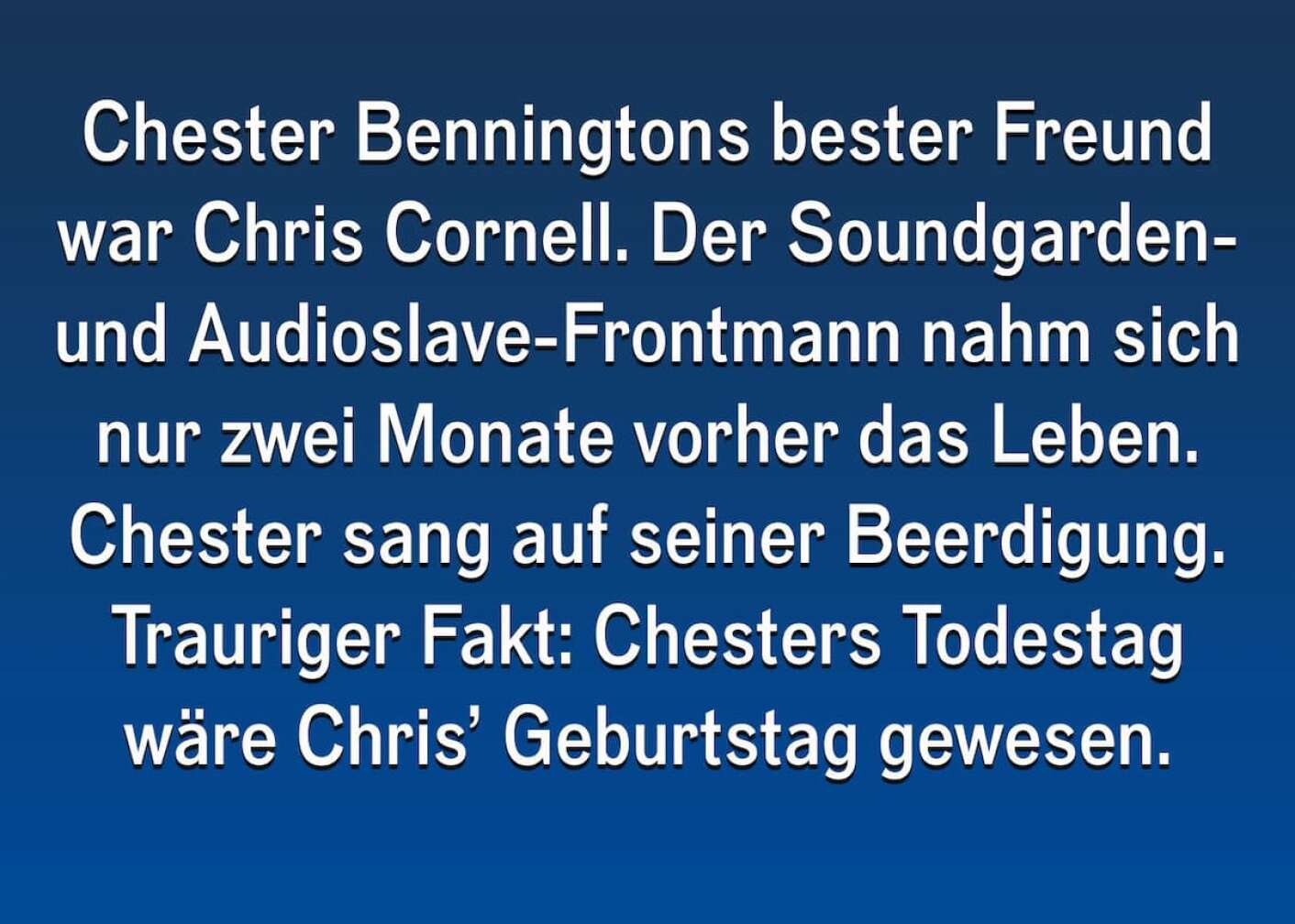 Fakten über Chester Bennington