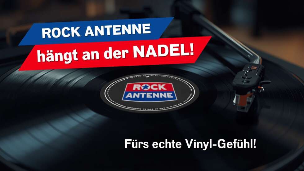 ROCK ANTENNE in NRW hängt an der Nadel – das echte Vinyl-Gefühl im Radio!