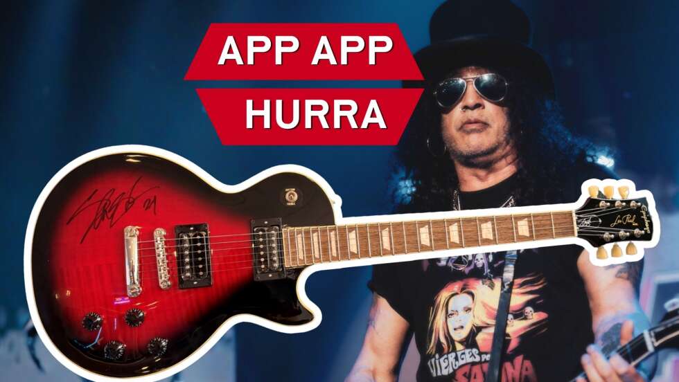 App App Hurra: Mit der ROCK ANTENNE in NRW App exklusive Slash Gitarre sichern!