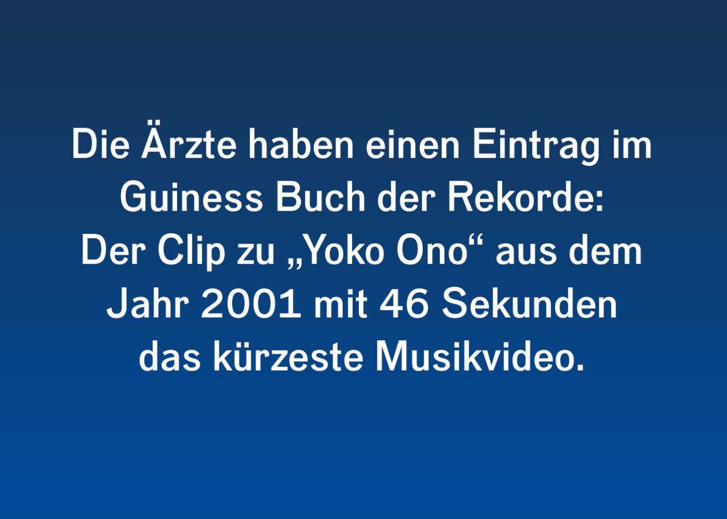 Fakten über die Ärzte