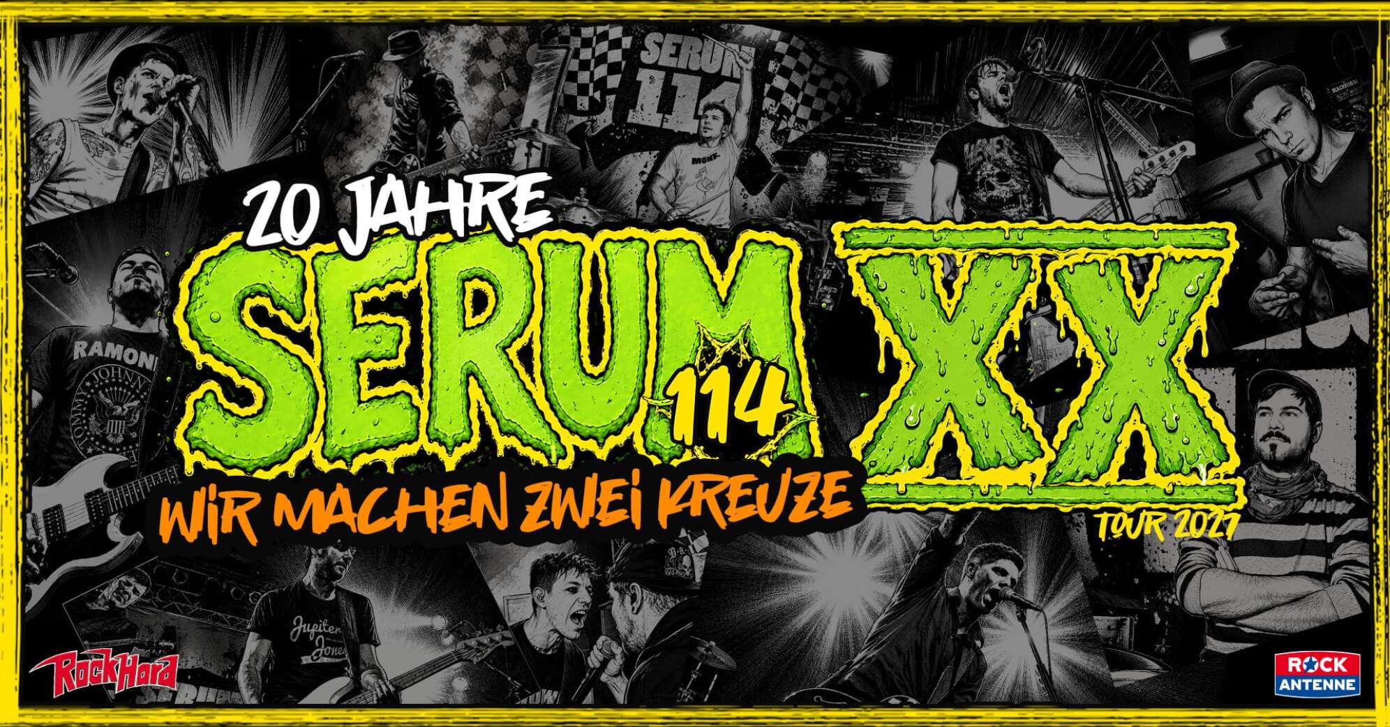 Die Tourgrafik für die Serum 114 Tour im April 2027