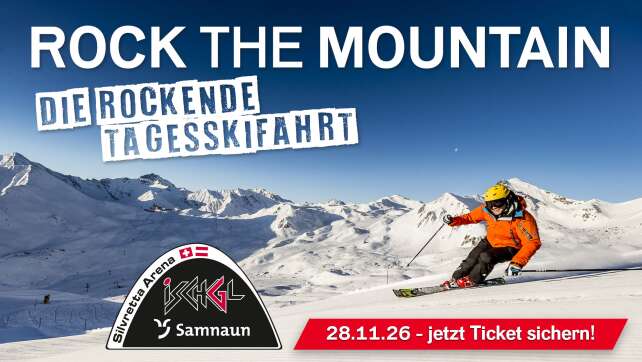 28.11.2026: ROCK THE MOUNTAIN beim Winter-Opening mit Liveband in Samnaun