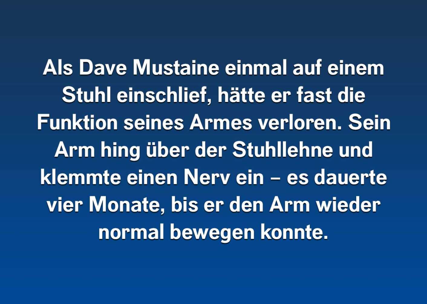 Fakten über Dave Mustaine