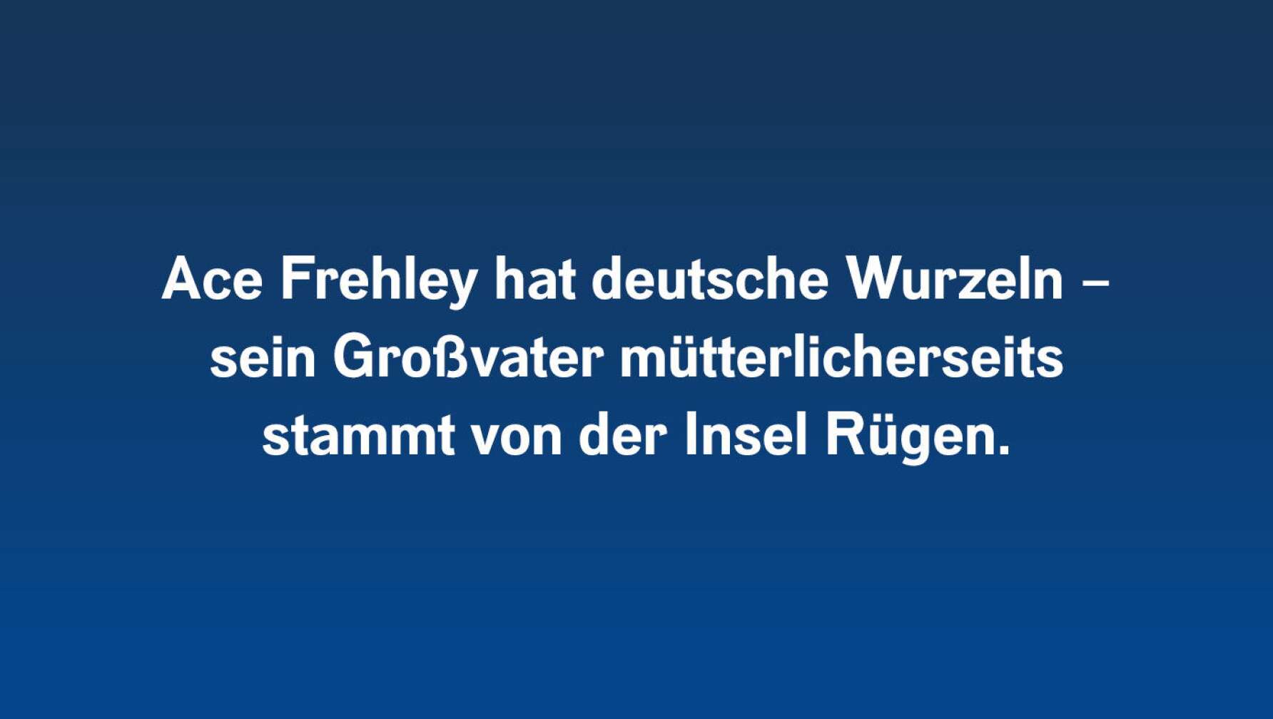 10 Fakten über Ace Frehley / 6