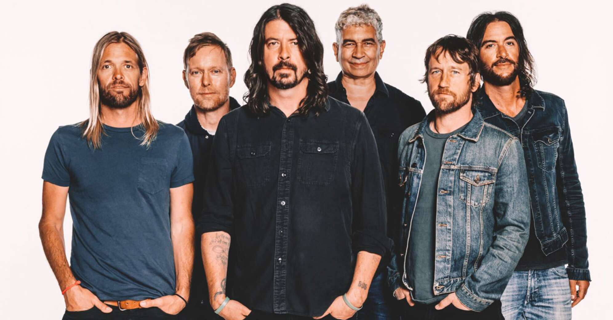 Ein Bandfoto der US Rockband Foo Fighters aus dem Jahr 2017