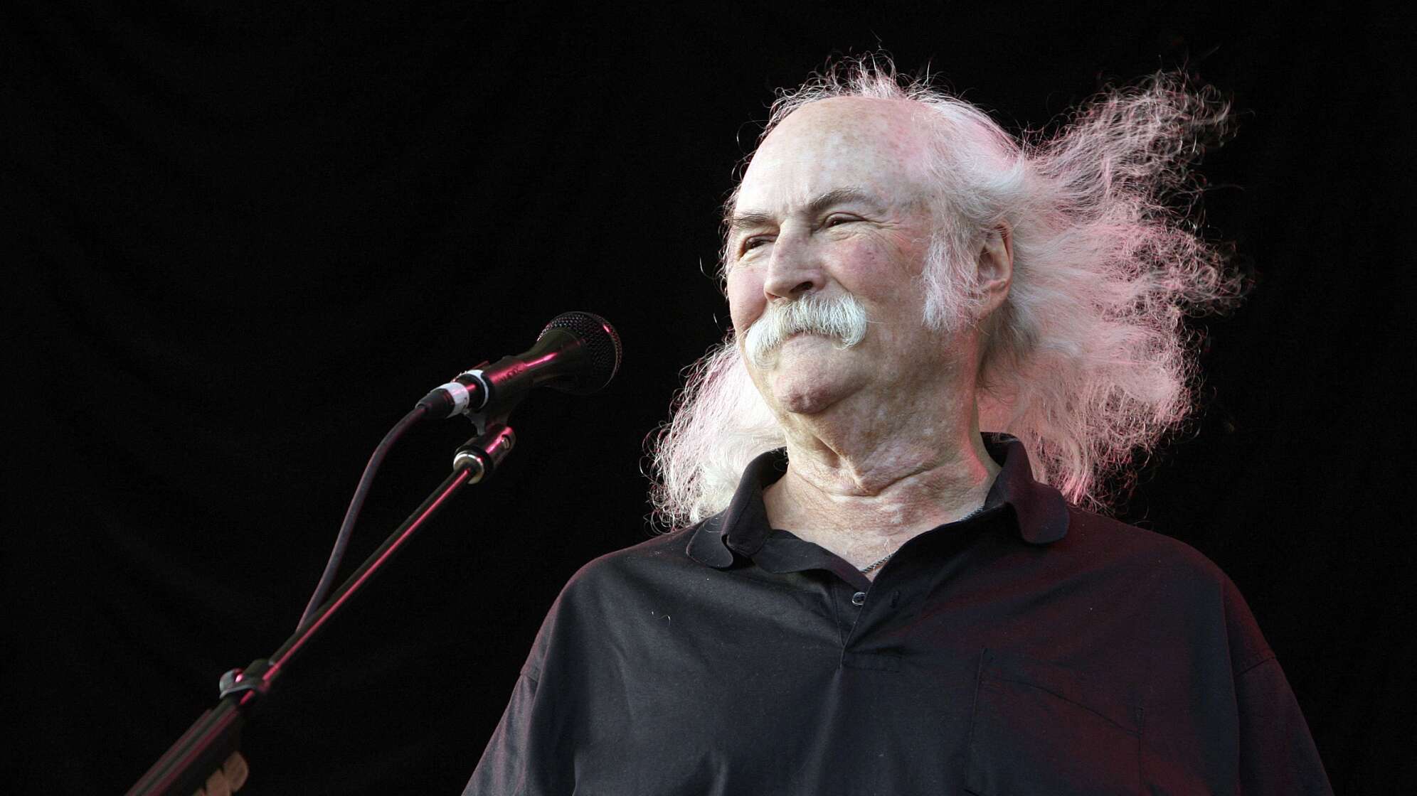 David Crosby bei einem Auftritt