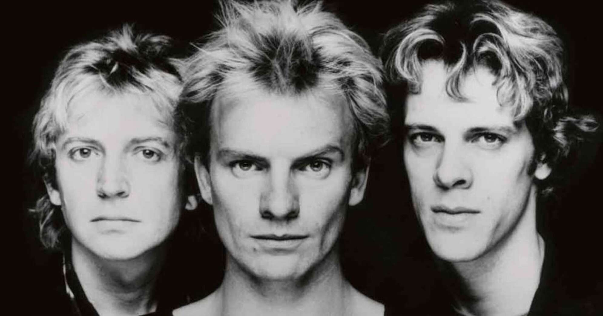 The Police Pressefoto in Schwarz-Weiß